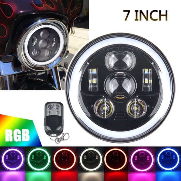 Auto Lighting System 7 Forlygter RGB Funtion