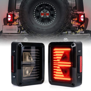 Led Tail Light Smoke Lens Brake Reverse For Jeep Wrangler JK Tail Light Arrow Shape