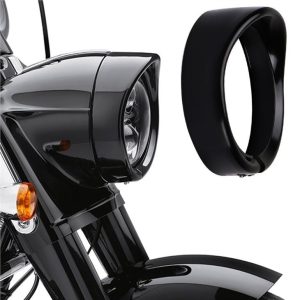 Morsun 7-tommers rund LED-motorcykel forlygte ringbeslag til Harley FLD