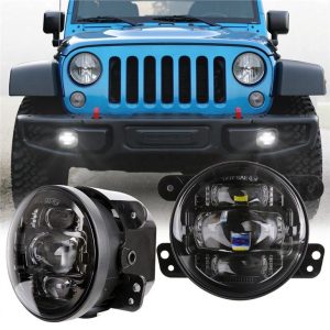 Morsun Driving Lights Front Bumper Projector LED-tågelygte til Jeep Wrangler JK 2007-2017