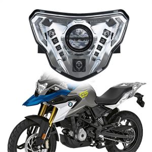 Morsun Motorcykel LED-forlygter med DRL E-mærke til BMW G310GS 2018-2021 G310R 2016-2021