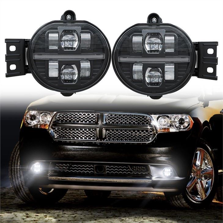 Morsun Upgrade LED-tågelygte til Dodge Ram Durango tilbehør 1500 2500 3500 LED kofanger gennemgangslys