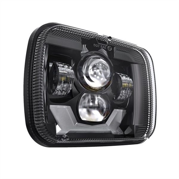 Ny style 5x7 tommer led forlygte til Jeep Cherokee XJ forlygte med speical DRL og drej signal